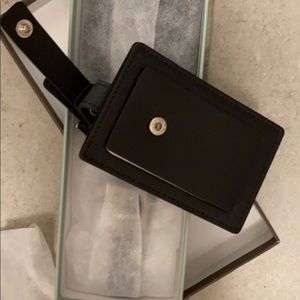NIB- RESTORATION HARDWARE LEATHER LUGGAGE TAGS
